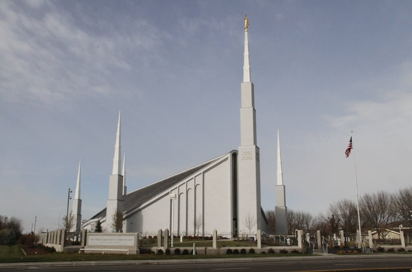 The Boise Idaho Temple.