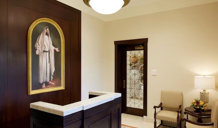 Interior of the San Juan Puerto Rico Temple.