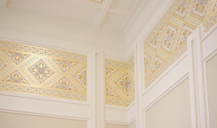 Interior detail of the Helena Montana Temple.