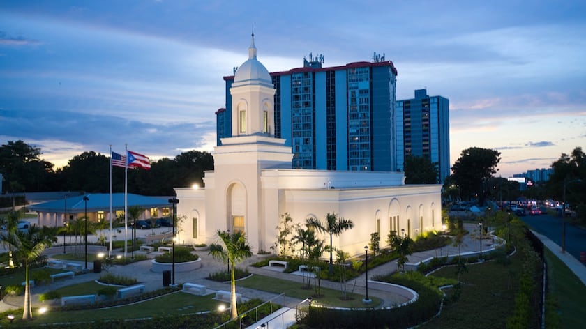 The San Juan Puerto Rico Temple.