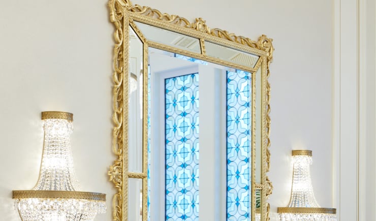 Interior detail in the celestial room of the San Juan Puerto Rico Temple.