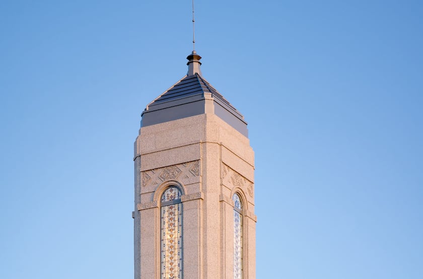 The Helena Montana Temple’s tower.