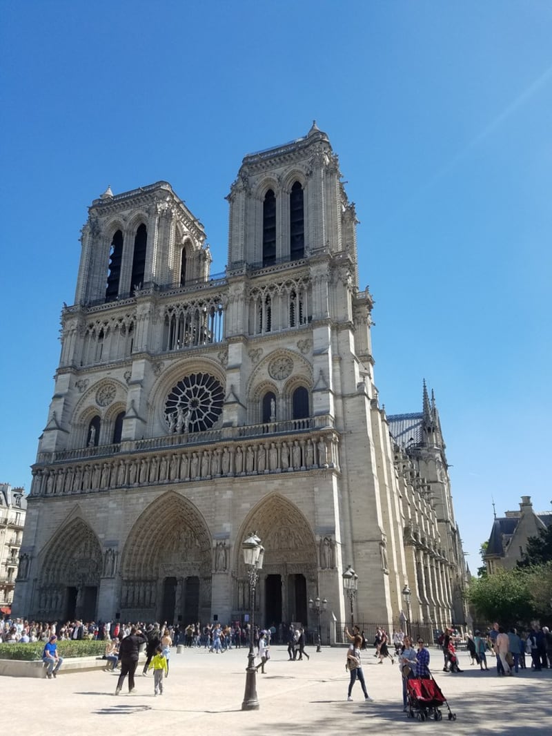 The Notre Dame cathedral in Paris in 2017.