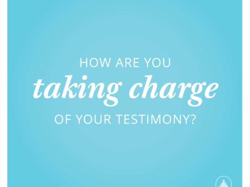 President Russell M. Nelson in a social post on Aug. 10, 2022, asked “How are you taking charge of your testimony?”