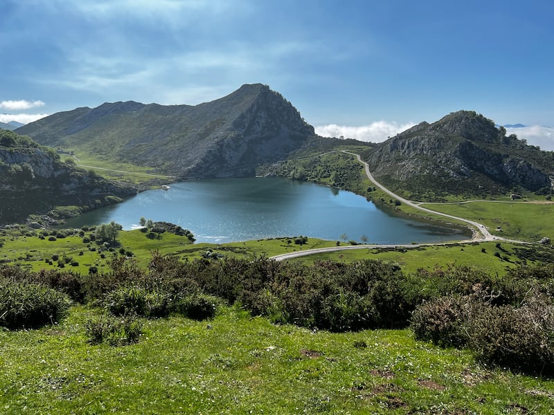 Landscape of Spain during the Camino de Santiago.