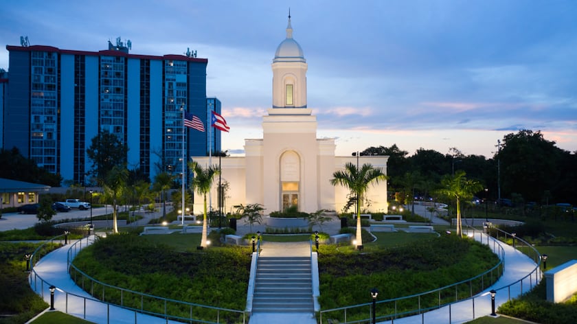 The San Juan Puerto Rico Temple.